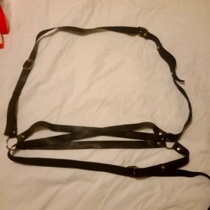 💋NWOT Daisy Corset Queen Size Leather Body Harness
